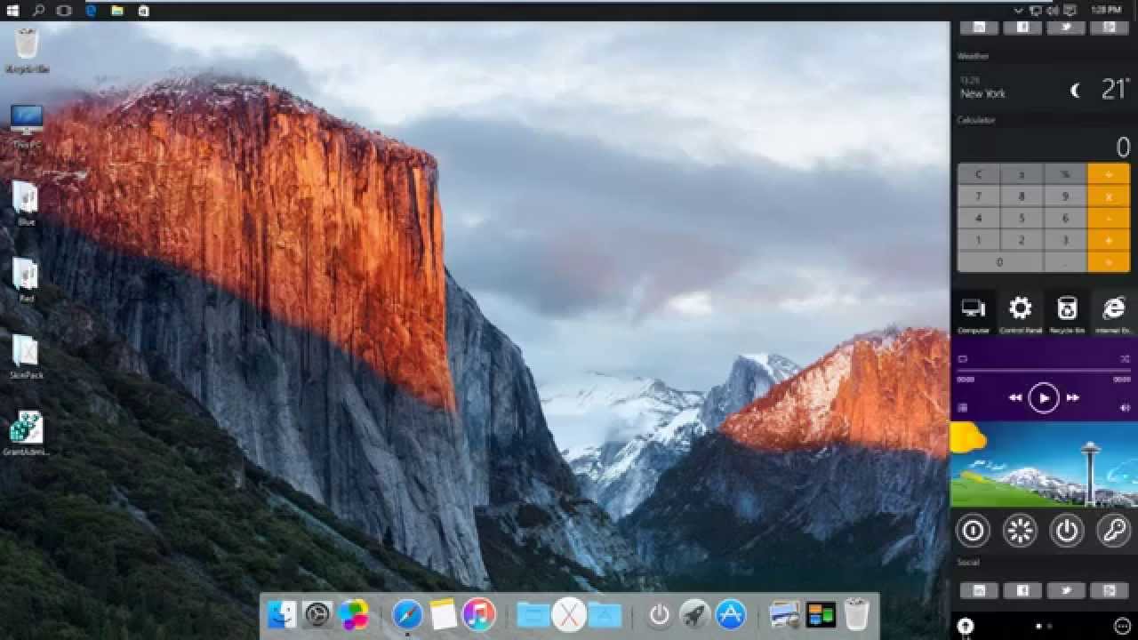 Download Apple Mac Theme For Pc